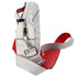 Christian Louboutin Ruby Town Messenger Bag Light Gray Red Jacquard